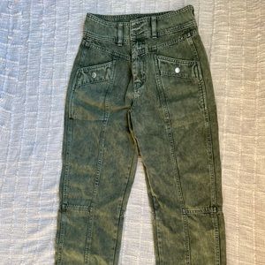 Urban Outfitters High Waisted BDG Dark Green Jeans